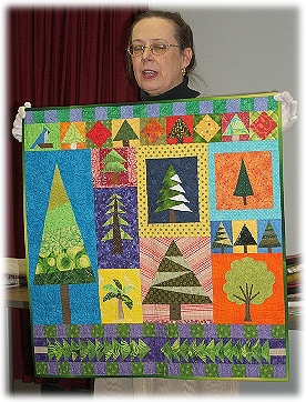 Donna Duncan presented the Kentucky Heritage Quilt Society